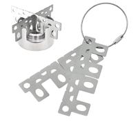 Cuisinière à alcool, support de four en acier inoxydable, support pour cuisiner au camping, amis, collègues, casserole de cuisine légère pour pique-nique, sac à dos