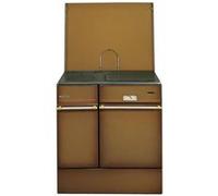 Cuisinière À Bois 10kw Brun Foncé - 240162BRUNFONCE