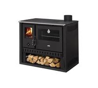 Cuisinière à bois à bois GT FI S DR sortie côté droit - Acier