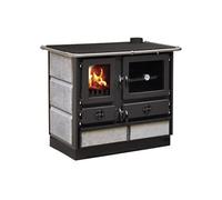 Cuisinière à bois à bois Magnum Thermo MBS en fonte | bouilleur sortie côté droit -