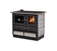 Cuisinière à bois à bois Magnum Thermo MBS en fonte | bouilleur sortie côté gauche -