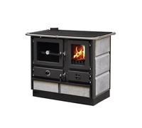 Cuisinière à bois à bois Magnum Thermo MBS en fonte bouilleur sortie côté gauche - Pierre Ollaire
