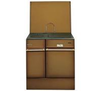 Cuisinière à bois Arpège Marron GODIN 75cm 10kW buches Marron G