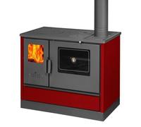 Cuisinière à bois - BALKAN ENERGY - Modèle 4020 - 7.9 kW - Couleur Bordaux - Efficacit