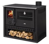 Cuisinière à bois à bois GT FI S DR sortie côté droit - Acier