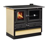 Cuisinière à bois à bois MAGNUM MBS en fonte | Sortie côté droit -