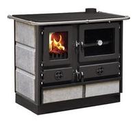 Cuisinière à bois Interstoves à bois Magnum Thermo MBS en fonte | bouilleur sortie côté droit - Pierre Ollaire