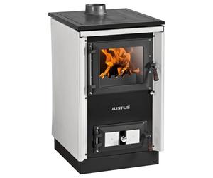 Cuisinière à bois Justus Rustico-50 2.0 | 7 kW blanc
