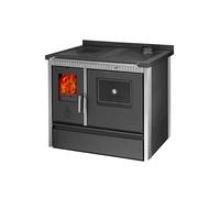 Cuisinière à bois K-Line Exclusive INOX - 11,91 kW, four intégré - Anthracite