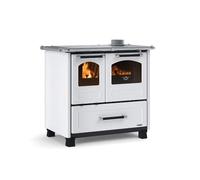 Cuisinière à bois La Nordica Family.16 4,5 | 7,5 kW revêtement en acier, blanc