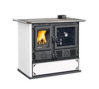 Rosa 5.0 Steel 8,8kW Cuisinière à bois blanc