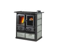 Cuisinière à bois La Nordica Rosetta.16 7,9 kW pierre naturelle