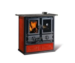 Cuisinière à bois La Nordica Rosetta 5.0 | 7,9 kW Verkleidung Keramik, Liberty Bordeaux
