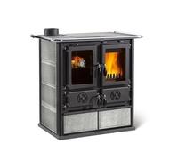 Cuisinière à bois - 7,9 kW - Pierre naturelle - Rosetta SX 5.0 Petra LA NORDICA EXTRAFLAME