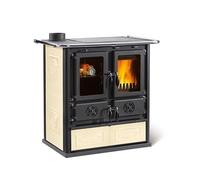 Cuisinière à bois - 7,9 kW - Panna - Rosetta SX 5.0 Ceramica Liberty LA NORDICA EXTRAFLAME