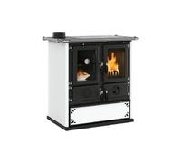 Cuisinière à bois La Nordica Rosetta SX.16 Steel 7,9 kW Weiss Gesprenkelt