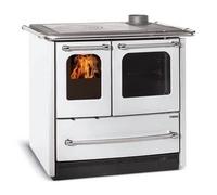 Cuisinière à bois La Nordica Sovrana Easy.16 7,5 kW revêtement en acier, blanc