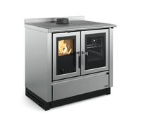Cuisinière à bois La Nordica Venezia.16 8,3 kW Acier inoxydable