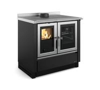 Cuisinière à bois La Nordica Venezia.16 8,3 kW Anthracite - noir