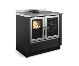 Cuisinière à bois La Nordica Venezia 8,3 kW Anthracite - noir