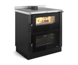 Cuisinière à bois La Nordica Verona XXL 7 kW Anthracite - noir
