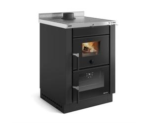 Cuisinière à bois La Nordica Vicenza Evo 6 kW Anthracite - noir