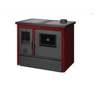 Cuisinière à bois Prestige - 11,9 kW avec four intégré - Bordeaux