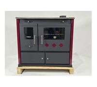 Cuisinière à bois - PROMETEY - Prometey Praktik Lux - 9.5 kW - Rose - L94×H90×P52 cm