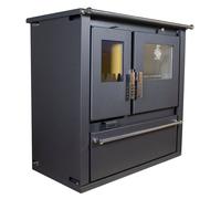 Cuisinière à bois - Verso CS PLUS Inox - 7.7 kW - Four intégré - Plaque de cuisson