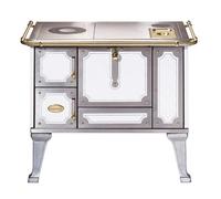 Cuisinière à bois Wamsler Jubiläumsherd K 138 J 7 kW à droite, blanc