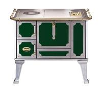 Cuisinière à bois Wamsler Jubiläumsherd K 138 J 7 kW à gauche, vert