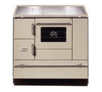 Cuisinière à bois Wamsler K 138 CL 7 kW Couvercle multi-anneaux, à droite, Galet, chrome