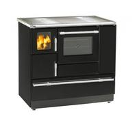 Cuisinière Wamsler Ambiente K138F C cachemire mat - raccordement du tuyau de fumée à gauche