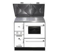 Cuisinière à bois Wamsler K 148 | 23 kW Hydro à droite, blanc