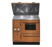 Cuisinière à bois Wamsler K 148 | 23 kW Hydro à gauche, châtaigne