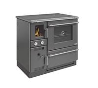 Cuisinière à bois Wamsler K 148 F 23 kW Hydro à gauche, anthracite