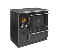 Cuisinière à bois Wamsler K 148 F 23 kW Hydro à gauche, Noir