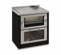 Cuisinière à bois Wamsler K 80 | 7,5 kW noir