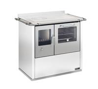 Cuisinière à bois Wamsler M 90 | 6 kW à droite, blanc