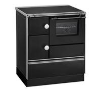 Cuisinière à bois Westminster poêle à combustible solide K 76 70 | 7,3 kW Droite côté, arrière et haut, Noir