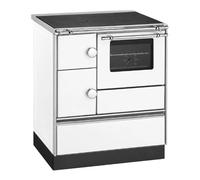 Cuisinière à bois Westminster poêle à combustible solide K 76 70 | 7,3 kW Droite côté, arrière et haut, Blanc