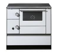 Cuisinière à bois Westminster poêle à combustible solide K 76 90 | 7,3 kW Droite côté, arrière et haut, Blanc
