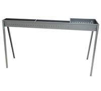 Cuisinière à charbon arrosticini en fer avec brasero Torino Grill 80 + 40 cm