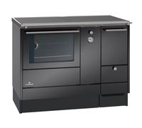 Cuisinière à eau Lohberger AC 105 anthracite métallique - raccordement en haut à gauche