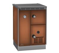 Cuisinière à eau Lohberger ZEH 55 Brown - raccordement gauche haut