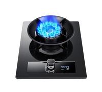 Cuisinière À Gaz 1 Brûleur, 5,2 KW, Avec Grille De Cuisson En Fonte Et Verre Trempé, Avec Protection Anti-extinction, Allumage Automatique Pour Maison, Cuisine Et Le Camping(NG)