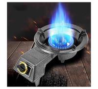 Cuisinière À Gaz 1 Brûleur, Cuisinière À Gaz Liquéfié À Brûleur Unique De Table, Support De Casserole En Fonte 7KW, Économie D'énergie Et Économie De Gaz, Adaptée À Un Usage Commercial Ou Domestique