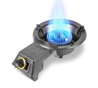 Cuisinière À Gaz 1 Brûleur, Cuisinière À Gaz Liquéfié De Table 7KW, Support De Casserole En Fonte Avec Bouton, Économie D'énergie Et Économie De Gaz, Adaptée À Un Usage Domestique Et Commercial