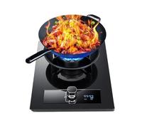 Cuisinière À Gaz 1 Brûleur, Cuisinière De Comptoir 5,2 KW, Table À Manger En Verre Trempé, Avec Protection Anti-extinction Et Minuterie, Conversion Gaz GN/GPL(NG)