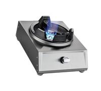 Cuisinière À Gaz 1 Brûleur, Cuisinière Simple À Feu Féroce En Acier Inoxydable 40KW, Cuisinière À Gaz Liquéfiée De Bureau Domestique, Réglable À Plusieurs Vitesses, For À Domicile(Style 2)